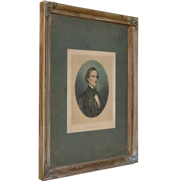 Jefferson Davis 185 187 — Verdigris Framed Canvas Print | Bella Frye