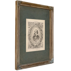Leaders of the Knights of Labor 1886 — Verdigris Framed Canvas Print | Bella Frye