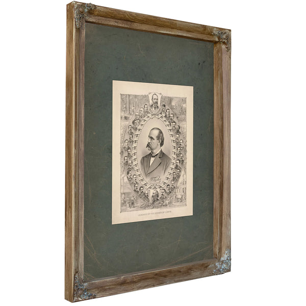 Leaders of the Knights of Labor 1886 — Verdigris Framed Canvas Print | Bella Frye