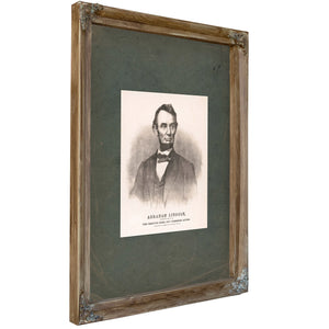Abraham Lincoln Assassinated April 14 1865 19th Century — Verdigris Framed Canvas Print | Bella Frye