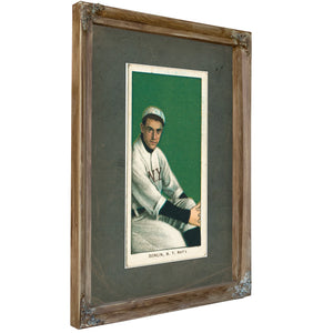 Mike Donlin New York Giants Baseball Card Portrait 2 — Verdigris Framed Canvas Print | Bella Frye