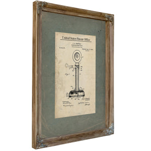 The Birsfield Transmitter — Patent Drawing for the Candlestick Telephone Stand