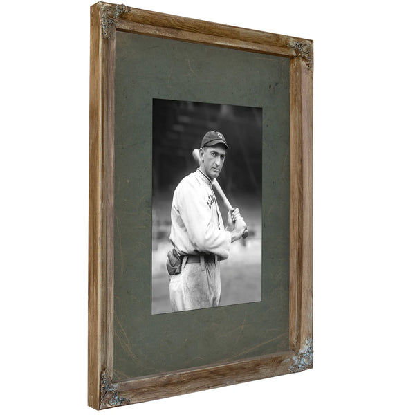 Shoeless Joe Jackson by Conlon 1913 Crop 31b4d2 — Verdigris Framed Canvas Print | Bella Frye