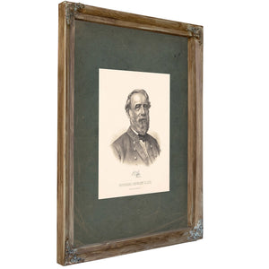 General Robert E Lee 186 187 — Verdigris Framed Canvas Print | Bella Frye