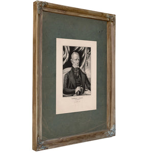 Henry Clay of Kentucky 1848 — Verdigris Framed Canvas Print | Bella Frye