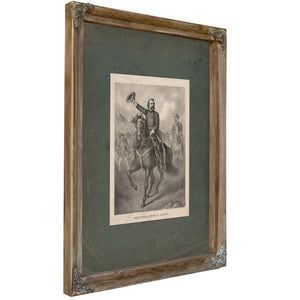 General John Alexander Logan 1874 — Verdigris Framed Canvas Print | Bella Frye
