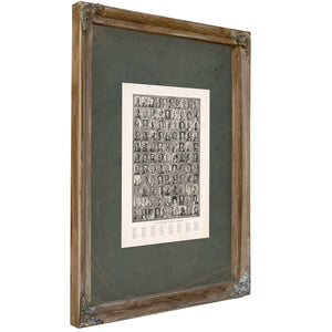 Prominent Colored People 195 — Verdigris Framed Canvas Print | Bella Frye