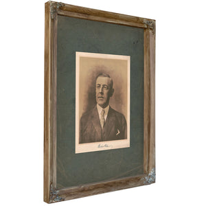 Woodrow Wilson 1913 — Verdigris Framed Canvas Print | Bella Frye