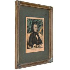 Theodore Frelinghuysen_ Nominated for Vice President of the United States 1844 — Verdigris Framed Canvas Print | Bella Frye