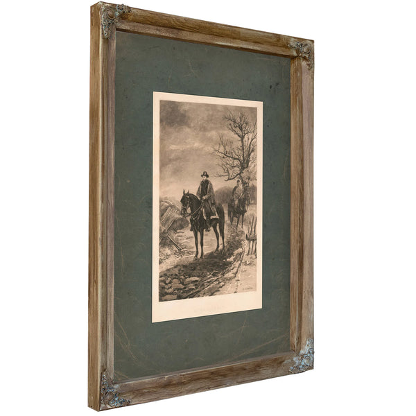 In the Dark Days Ulysses S Grant 1885 — Verdigris Framed Canvas Print | Bella Frye