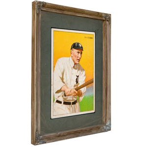T227 Miners Extra Ty Cobb 8cccb — Verdigris Framed Canvas Print | Bella Frye