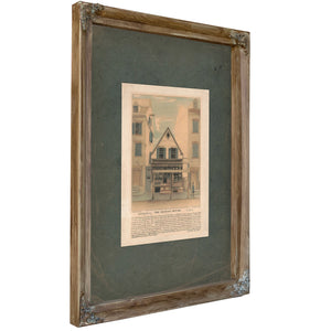 The Rigging House 1846 — Verdigris Framed Canvas Print | Bella Frye