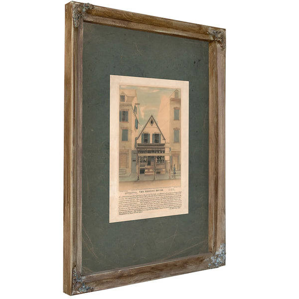The Rigging House 1846 — Verdigris Framed Canvas Print | Bella Frye