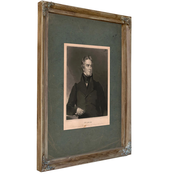 Horace Binney 183 184 — Verdigris Framed Canvas Print | Bella Frye