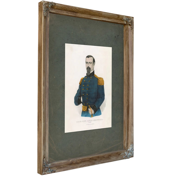 Brigadier General Irwin Mcdowell Us Army 19th Century — Verdigris Framed Canvas Print | Bella Frye