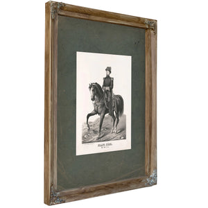 Franz Sigel 19th Century — Verdigris Framed Canvas Print | Bella Frye