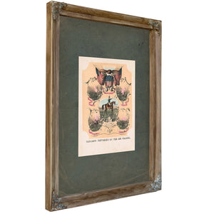 Taylors Victories on the Rio Grande 1846 — Verdigris Framed Canvas Print | Bella Frye