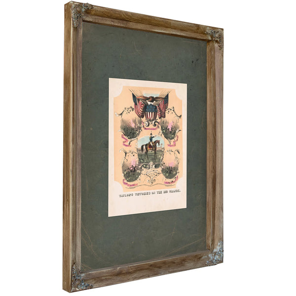 Taylors Victories on the Rio Grande 1846 — Verdigris Framed Canvas Print | Bella Frye