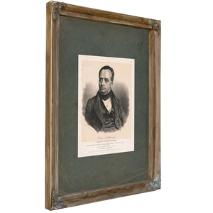Nathaniel P Tallmadge Senator From New York 1839 — Verdigris Framed Canvas Print | Bella Frye