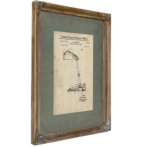 The Draftsmans Midnight Companion Patent No. 2543926 — Framed Wall Art Room View | Bella Frye