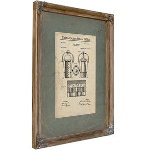 The Parker Wine Cooler Patent of 1893 — Framed Wall Art Room View | Bella Frye