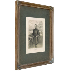 Captain Wilkes 1862 — Verdigris Framed Canvas Print | Bella Frye