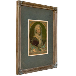 Martha Washington E Pluribus Unum 188 — Verdigris Framed Canvas Print | Bella Frye