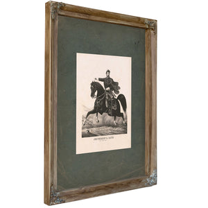 Jefferson Columbus Davis 19th Century — Verdigris Framed Canvas Print | Bella Frye