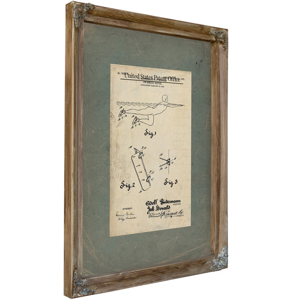 Us Patent No 78312 Swimming Device by a Biedermann J Howald February 21 195