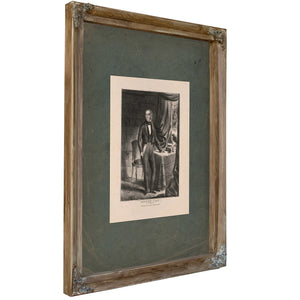 Henry Clay of Kentucky 1842 — Verdigris Framed Canvas Print | Bella Frye