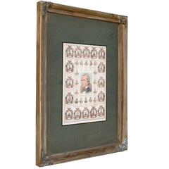 Andrew Johnson and Others 1865 1869 — Verdigris Framed Canvas Print | Bella Frye
