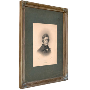 Robert Montgomery Bird 19th Century — Verdigris Framed Canvas Print | Bella Frye