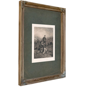 The Recall Companion to the Flag of Truce 1897 — Verdigris Framed Canvas Print | Bella Frye