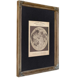 Lord Rosse's Lunar Reverie — A Vast Ruin of Nature — Verdigris Framed Canvas Print | Bella Frye
