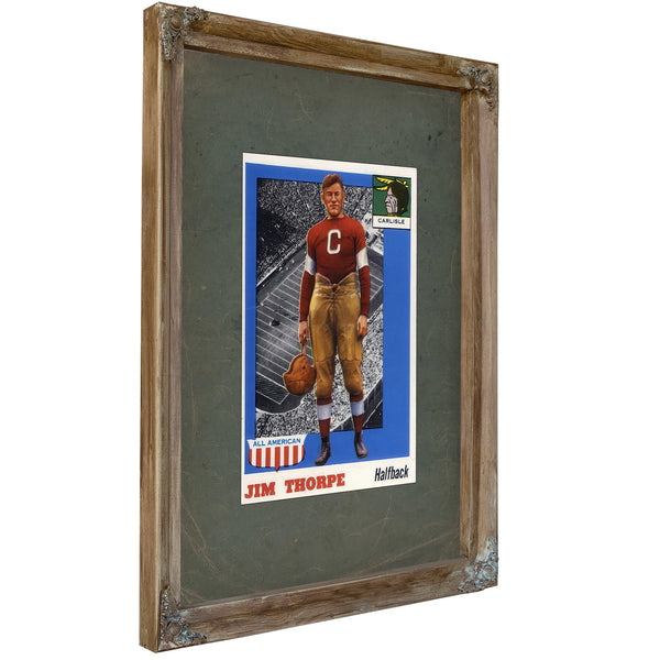 Jim Thorpe — Verdigris Framed Canvas Print | Bella Frye