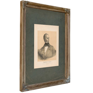Henry Clay 1844 — Verdigris Framed Canvas Print | Bella Frye
