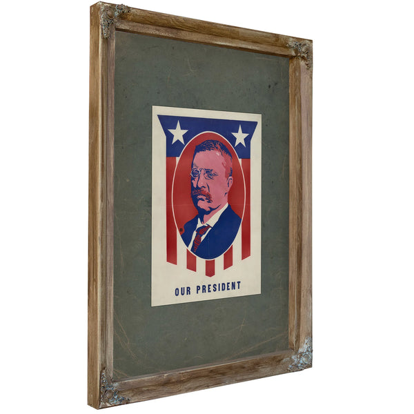 Our President 2th Century — Verdigris Framed Canvas Print | Bella Frye