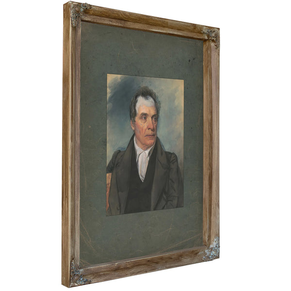 John M Robinson 19th Century — Verdigris Framed Canvas Print | Bella Frye