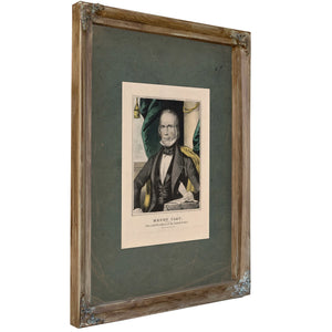 Henry Clay Nominated for Eleventh President of the United States 1835 1856 — Verdigris Framed Canvas Print | Bella Frye