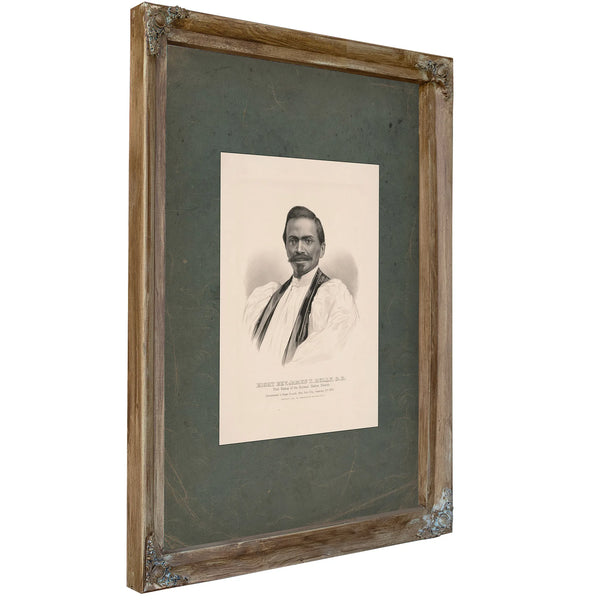 Right Rev James Theodore Augustus Holly First Bishop of the National Haitien Church 1875 — Verdigris Framed Canvas Print | Be