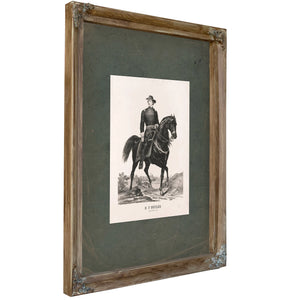 Benjamin Franklin Butler 19th Century — Verdigris Framed Canvas Print | Bella Frye
