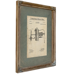 The Publicans Precision Patent Blueprint for the Perfect Pour — Framed Wall Art Room View | Bella Frye