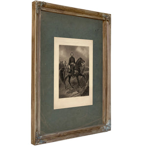 Ulysses S Grant 1892 — Verdigris Framed Canvas Print | Bella Frye