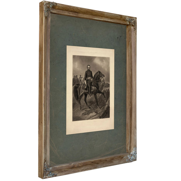 Ulysses S Grant 1892 — Verdigris Framed Canvas Print | Bella Frye