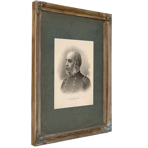 Major General Elwell Stephen Otis 19th Century — Verdigris Framed Canvas Print | Bella Frye