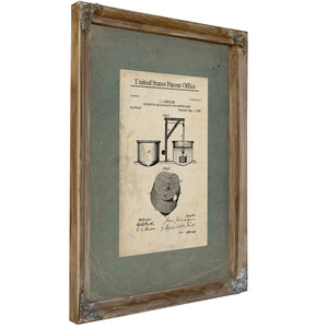 The Brewmasters Secret Metzler Patent Blueprint — Framed Wall Art Room View | Bella Frye