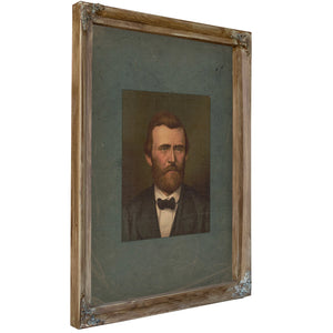 Ulysses S Grant 1877 — Verdigris Framed Canvas Print | Bella Frye