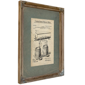 The Publicans Secret Schmidts Pressure Apparatus Patent — Framed Wall Art Room View | Bella Frye