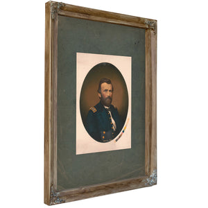 General Ulysses S Grant 1865 187 — Verdigris Framed Canvas Print | Bella Frye