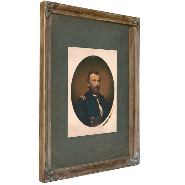 General Ulysses S Grant 1865 187 — Verdigris Framed Canvas Print | Bella Frye